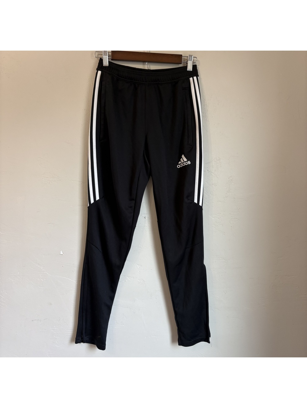 Adidas Black White Tiro Climalite Soccer Training Pants Track Pants Women's S
